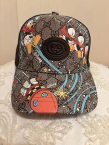 Gucci x Disney Donald Duck Trucker Hat Cap 2021 Adult Size M used 2505SM - Picture 1 of 1