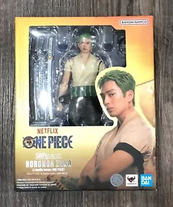 Bandai S.H.Figuarts Roronoa Zoro -A Netflix Series: ONE PIECE Figure NEW - Picture 1 of 6