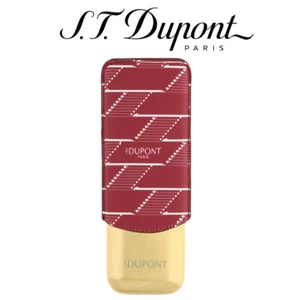 ST Dupont - Monogram 1872 - Doppel Zigarrenetui - für 2 Zigarren - Burgunderrot Leder - Bild 1 von 2