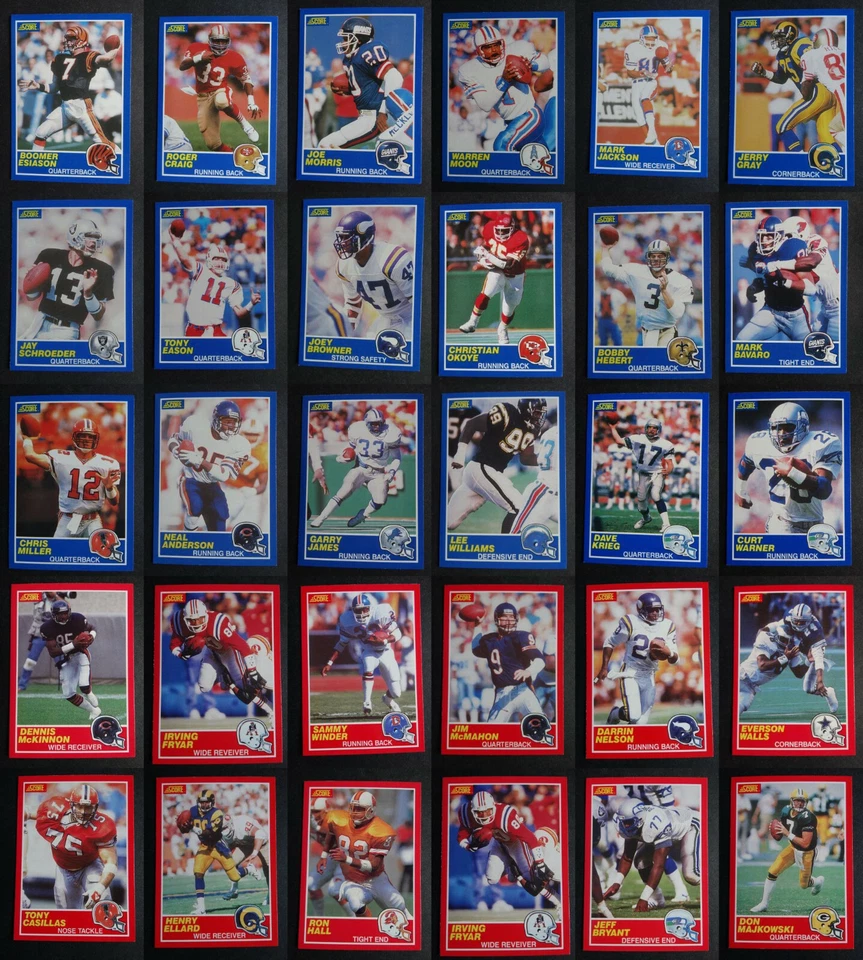 1989 Score Football Cards Complete Your Set You U Pick From List 1-170 - Image 1 of 1