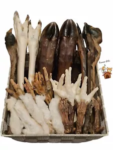 The Feet Box Luxury Natural Variety Treats For Dogs Gift Box Chicken Feet Roe - Picture 1 of 3