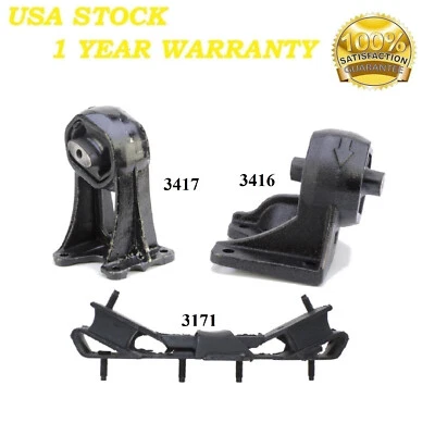 3PCS MOTOR & TRANS MOUNT FIT Ram Dakota 2011/DODGE DAKOTA 2007-2008 4.7L 2WD - Image 1 of 4