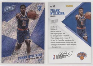 2017 Panini Black Friday Rookies Rapture /10 Frank Ntilikina #58 Rookie RC