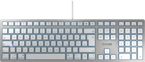 CHERRY KC 6000 SLIM FOR MAC keyboard Office USB AZERTY French Silver - JK-161... - Picture 1 of 3