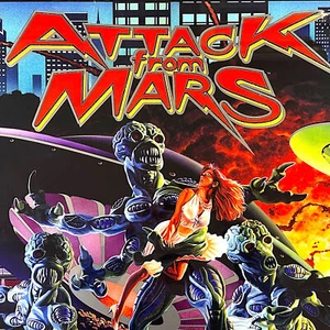 Bally Attack from Mars Máquina de Pinball Juego Cristal Trasero ESPEJADO ALTERNATIVO NUEVO - Imagen 1 de 13
