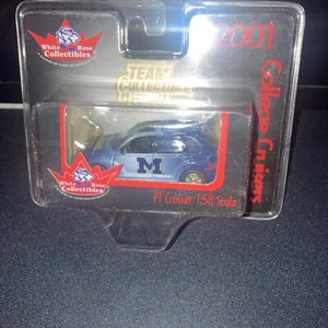 2001 MICHIGAN GO BLUE PT CRUISER /1:58 SCALE/WHITE ROSE COLLECTIBLES - Picture 1 of 5