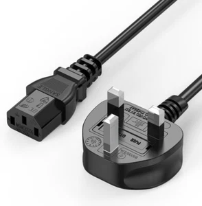 For PS4 Pro PlayStation 4 Pro Main Power Cable AC Power Lead Cor UK Plug 2m - Picture 1 of 2