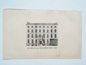The New Inn (Clarence Hotel), 1818, Brighton - Antique Print - 1892 - Picture 1 of 1
