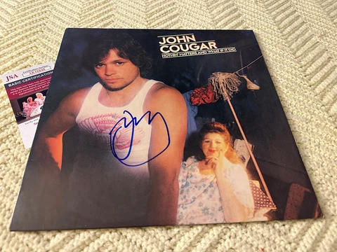 John Mellencamp SIGNED Nothin Matters & Vinyl Record ALBUM JSA Authenticated COA Cover