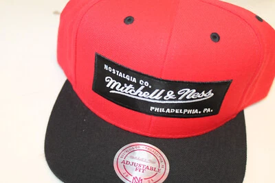 Mitchell&Ness BOX LOGO CLÁSICO SNAPBACK Rojo - Imagen 1 de 4