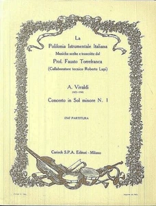 Vivaldi: Concierto en Sol menor N. 1 - Partitura - Imagen 1 de 1