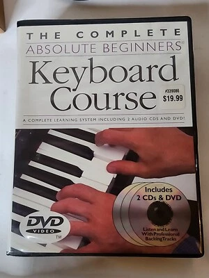 The Complete Absolute Beginners Keyboard Course w/ 2 Audio CDs & DVD - Image 1 of 2
