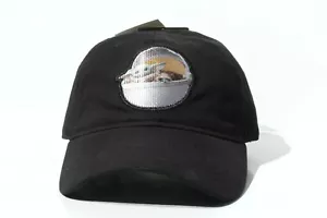 Baby Yoda One Size Fits Most Adjustable Baseball Cap Star Wars Mandalorian Black - Picture 1 of 4
