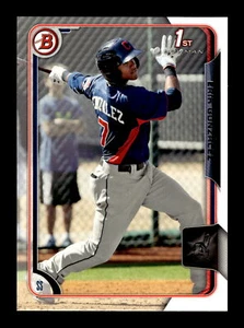 2015 Bowman Prospects #BP48 Erik Gonzalez - Cleveland Indians Baseball Card - Picture 1 of 2