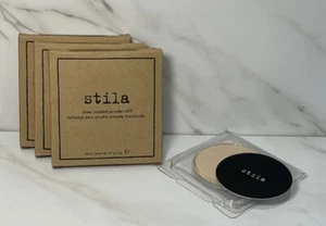 3 Stila Sheer Pressed Powder Refill - Medium - 0.31oz Italy NIB - Picture 1 of 2