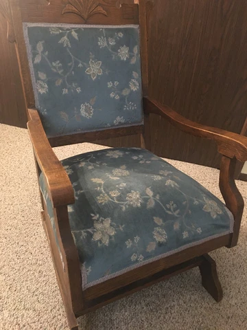 Antique Platform Rocking Chair Cover