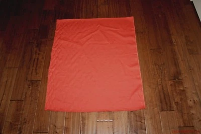 Ralph Lauren Home Deep Orange Glazed Linen Fabirc 32 X 39  - Image 1 of 2