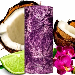 Coconut Lime Verbena Scented Pillar Candle Choose Colour/Size Hand Crafted - Picture 1 of 26