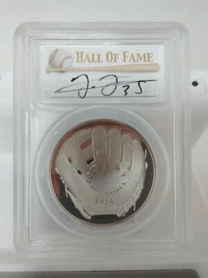 2014-P PCGS PR70DCAM Baseball Hall Of Fame Signed (Frank Thomas) - Image 1 of 4