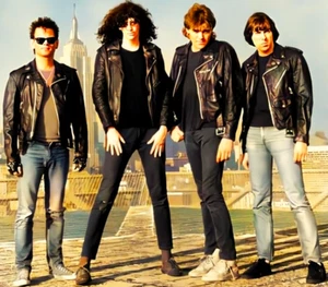 THE RAMONES - REFRIGERATOR PHOTO MAGNET 3"-5" - Picture 1 of 1