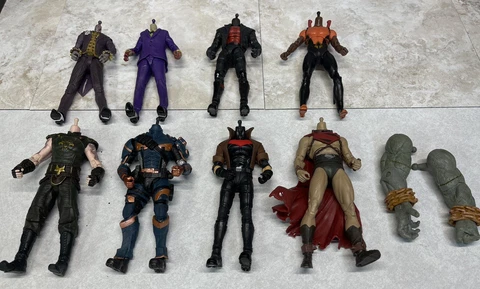 **DC McFarlane Body Lot for customs DC Multiverse figures No heads & accessories Cover
