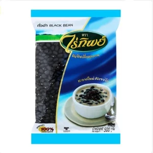 Black Beans 0.5 Kg Raw Dry For Cooking Raithip Brand Thailand Free Shipping - Afbeelding 1 van 6