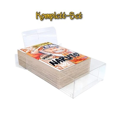 Naruto Massiv ☆ PREMIUM SCHUTZHÜLLE ☆ 24 x Hüllen für Band 1 - 24 Komplett-Set ☆