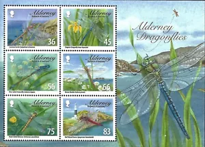 ALDERNEY - 2015 MNH "Dragonflies Of ALDERNEY" ¡Hoja de recuerdo!!! - Imagen 1 de 1