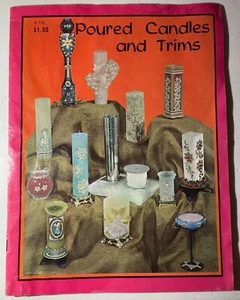 1969 POURED CANDLES AND TRIM COURSE BROCHURE DECORATIVE CANDLES CRAFTS WAX DECOR - Picture 1 of 8