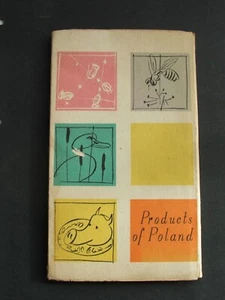 VINTAGE 1954 BRITISH FOOD FAIR POLISH RECIPE BOOKLET 64 PAGES - Picture 1 of 2