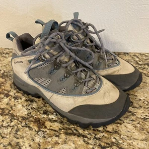Botas de Senderismo SALOMON Contagrip Clima-Secas Gris Beige Con Cordones Talla 7 para Mujer - Imagen 1 de 12