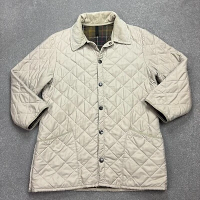 Barbour Jacket Womens Small Brown Quilted Hunting Country Field Coat Ladies* - Image 1 of 4