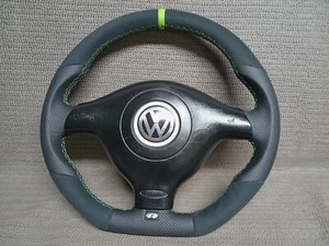 Sport Lenkrad VW Golf 4 IV  R32  GTI  GT Bora Passat  Neu Beziehen - Bild 1 von 2
