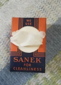 Antike/Vintage Sanek Nackenstreifen im Originalkarton - Bild 1 von 7