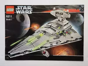 LEGO Star Wars Imperial Star Destroyer 6211 Manuale Istruzioni Libro 1 Solo - Foto 1 di 2