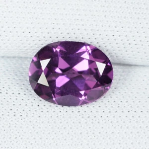 1.95 Cts Best Luster & Best Color Natural Purple Garnet - Oval Fancy Cut...!!! - Picture 1 of 2