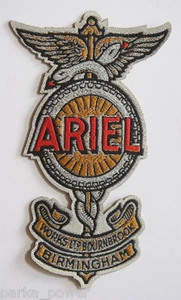 Toppa Tessuta Moto Ariel, Ferro su, Bikers, Vintage, Classica, UK, - Foto 1 di 1