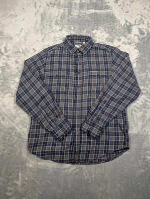 Craghoppers Shirt Mens Medium Blue Gray Plaid Long Sleeve Button Down Outdoor - Image 1 of 4