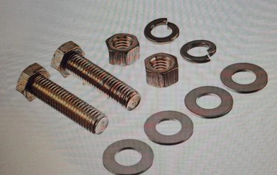 BURNDY TMH69 TONGUE MOUNTING HARDWARE KIT 1/2X2" DURIUM (SILICON BRONZE) HW - Image 1 of 2