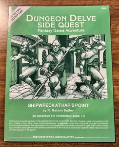 DUNGEON DELVE SIDE QUEST Naufragio Har's Point Dungeoneers Guild Nuevo 1ª Edición rpg - Imagen 1 de 3