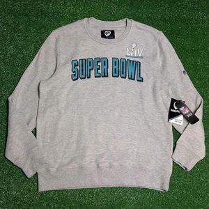 Super Bowl Crewneck Brandneu NFL Grau LARGE - Bild 1 von 10