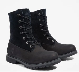 Mujeres Timberland Forrado Cálido Roll Top Impermeable, Botas de Invierno Talla 9 Nuevas - Imagen 1 de 5