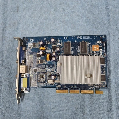 PNY VCGFX522APB GeForce FX 5200 DDR 256Mb Dual VGA PCI Video Graphic Adapter AGP - Image 1 of 4