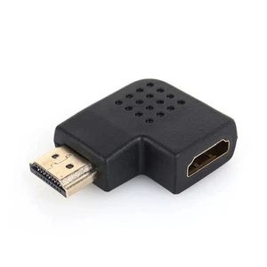 Adaptador HDMI Macho a HDMI Hembra Ángulo 90º Conector 1.4 derecha C-21 - Imagen 1 de 3