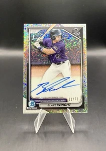 Refactor automático Bowman Chrome Draft Blake Wright 2024 primer brillo/71 - Imagen 1 de 2