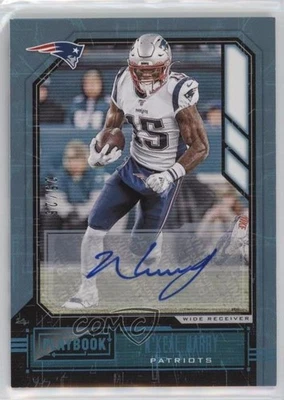 2020 Panini Playbook Platinum Signatures /25 N'Keal Harry #41 Auto - Image 1 of 2