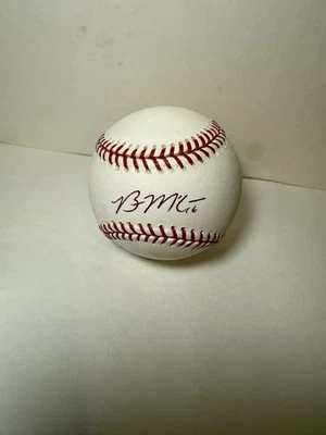 Brian McCann Signed Baseball MLB Hologram Authentication - Image 1 of 4