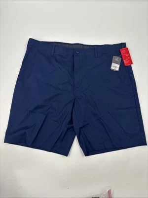 Pantalones Cortos de Golf BCG Para Hombres 42W Azul Protección Solar Absorbente Chino Sarga Informal Foto 1 de 4