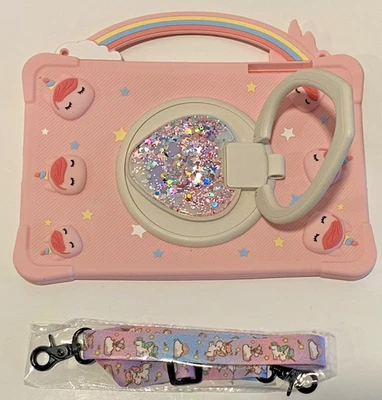 Unicorn Case Rotating Fidget Samsung Galaxy Tab S6 Lite 10.4 Pink - Image 1 of 4