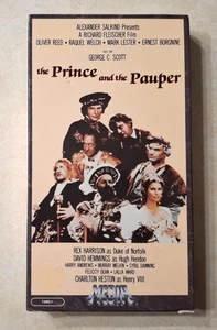 Prince and the Pauper VHS 1977 Crossed Swords Media Home Entertainment ALL FLAPS - Picture 1 of 10